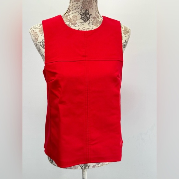 HALOGEN Bright Red sleeveless top size S - Picture 1 of 12
